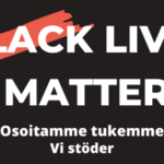 Black lives matter-teksti