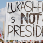 Lukashenko is not our president-mielenosoitus